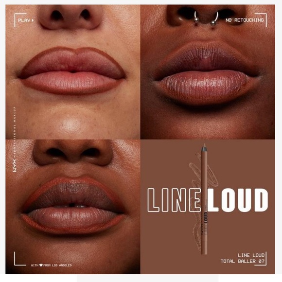 NYX Makeup New Nyx Line Loud Vegan Long Wear Lip Liner In Total